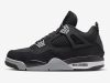 Air Jordan 4 Black Canvas